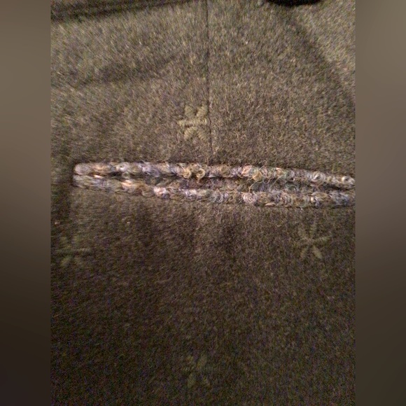 DAVENTTI Tailor-Made Olive Green Austrian Pattern Wool w Front Pockets - US 4 - Picture 3 of 3